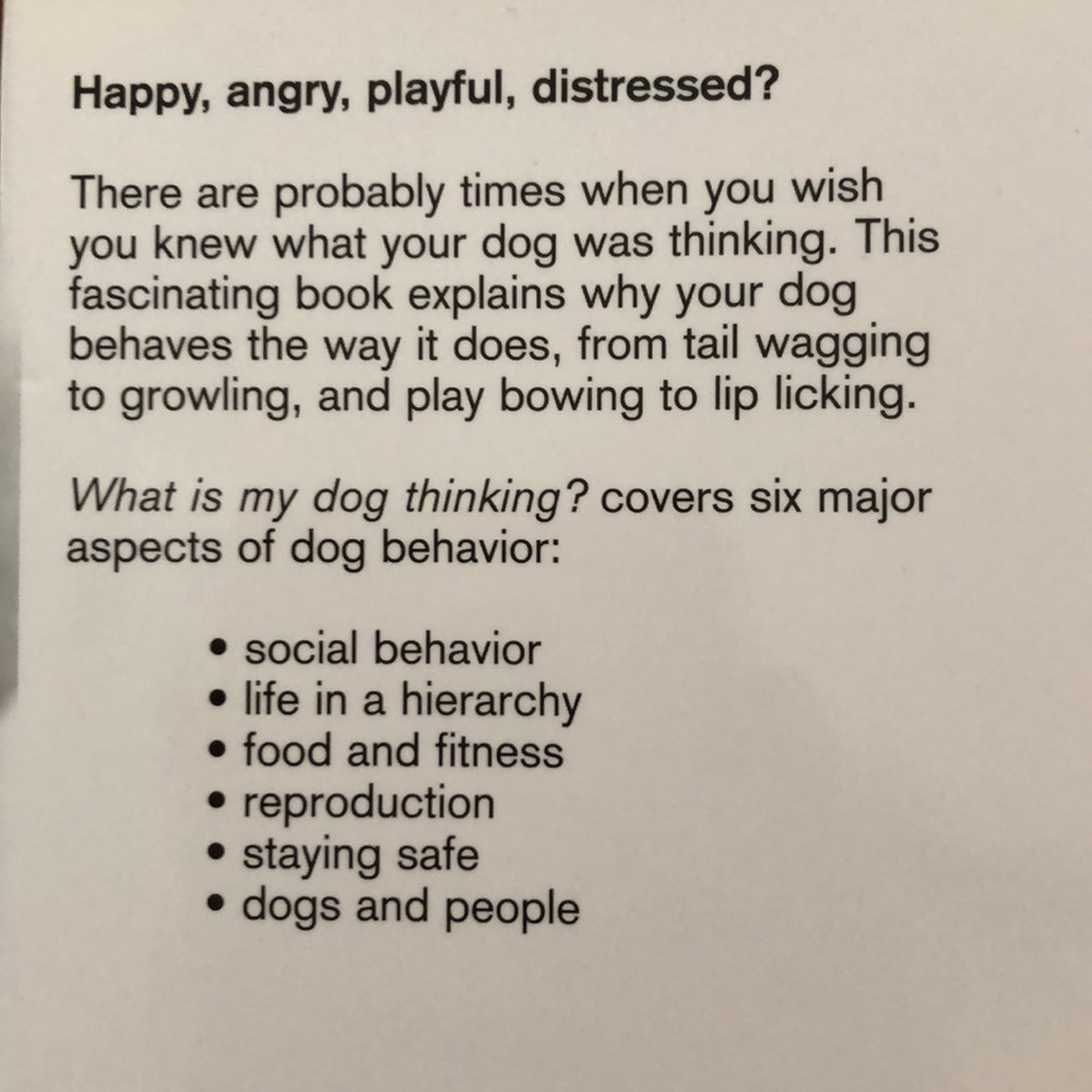 Hardcover Dog Behavior Book - Picture 3 of 3
